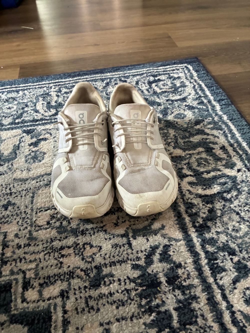 On Running Cream/Beige Low-Top Sneakers